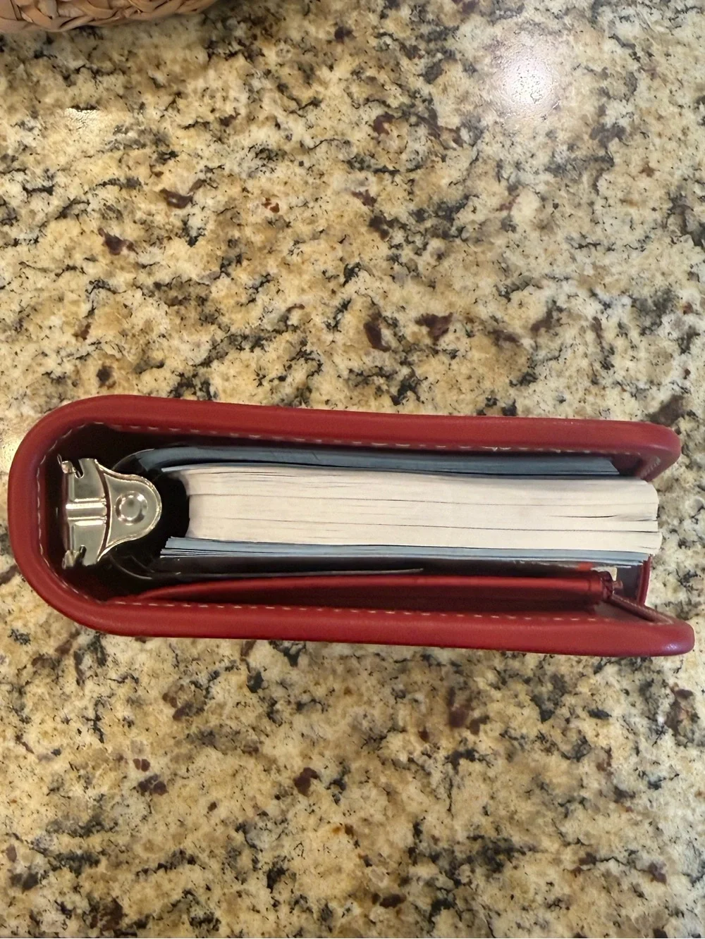 Franklin Covey Red Classic Day One Planner New Organizer Wallet